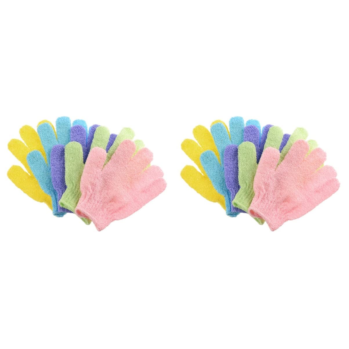 GALPADA Exfoliating Body Scrub Mitt - 40pcs Dual-Sided Bath Gloves for Deep Cleansing & Skin Renewal | Soft Polyester Exfoliator for Shower, Spa & Home Use