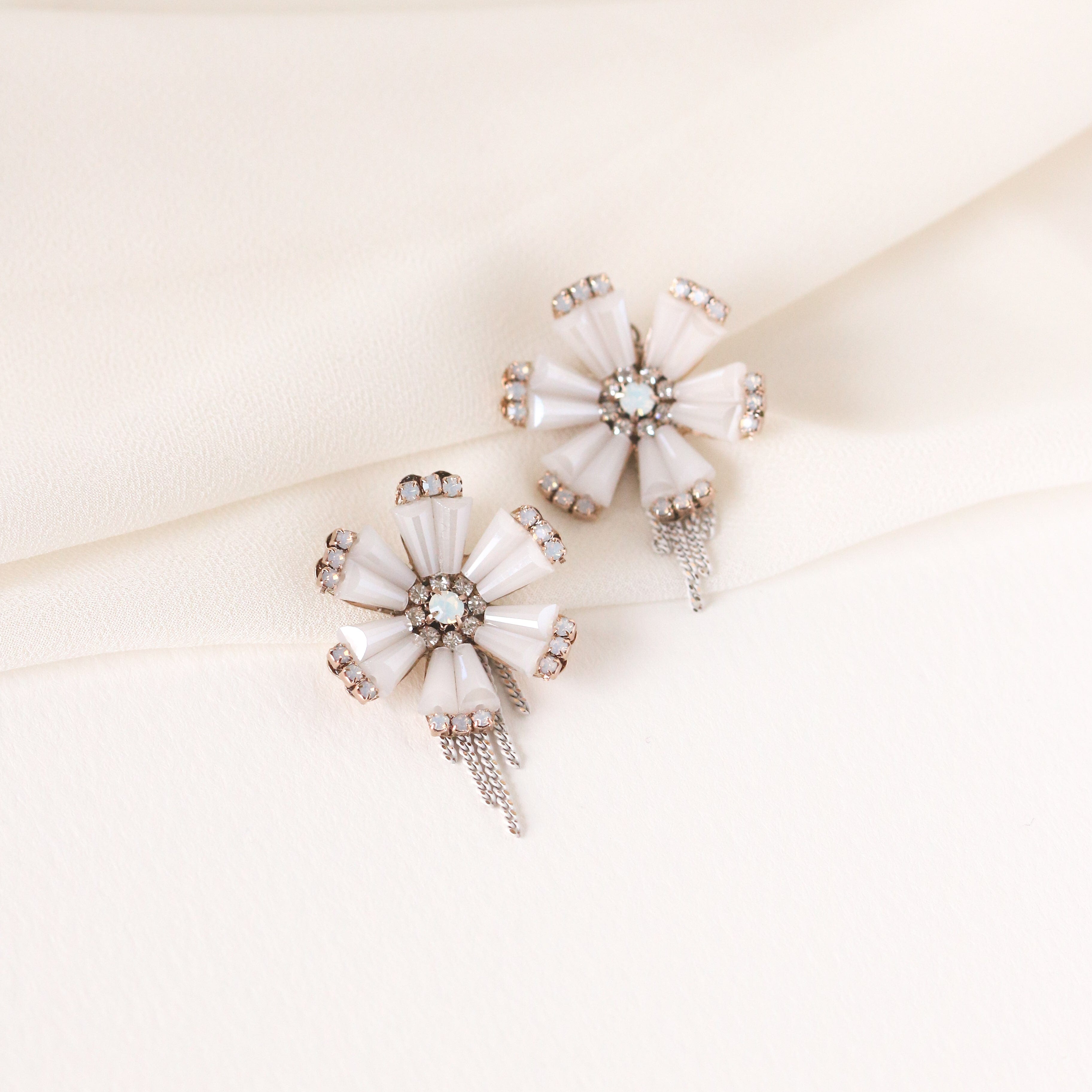 Azalea Flower Post Earrings for Women - Dainty Floral Stud Earrings for Daily Wear, Gift Giving & Special Occasions