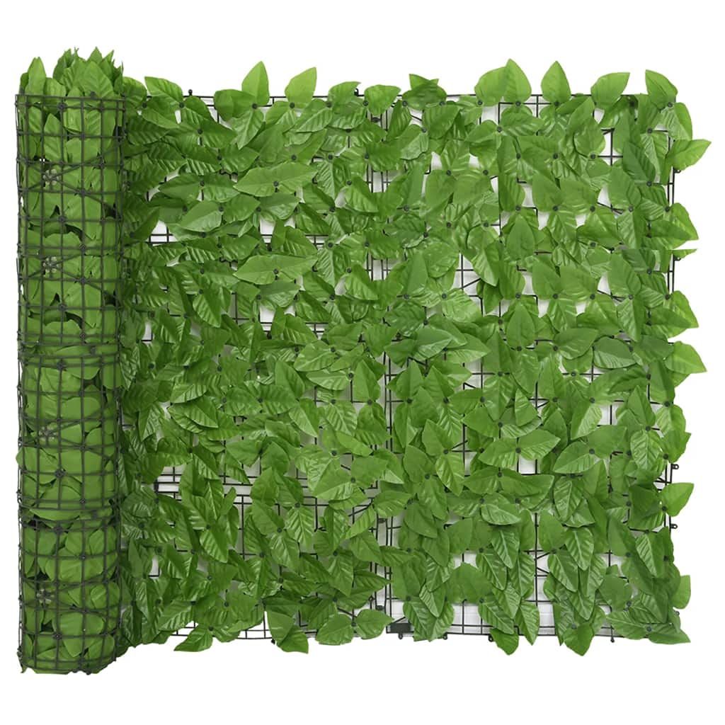 UV-Protected Balcony Privacy Screen with Realistic Green Leaves - 118.1