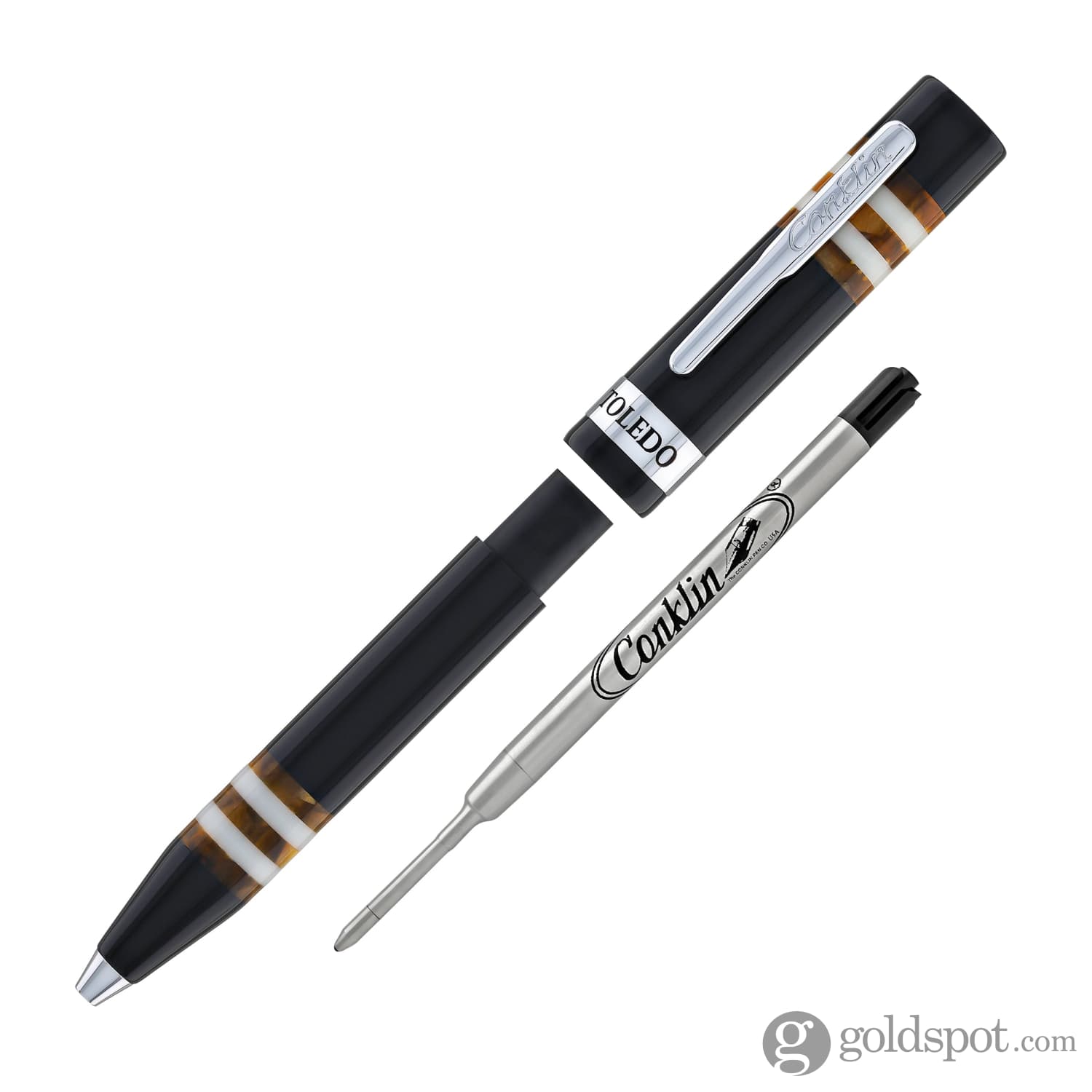 Conklin Toledo Orange Ballpoint Pen - Premium Writing Instrument for Office, School & Gifts