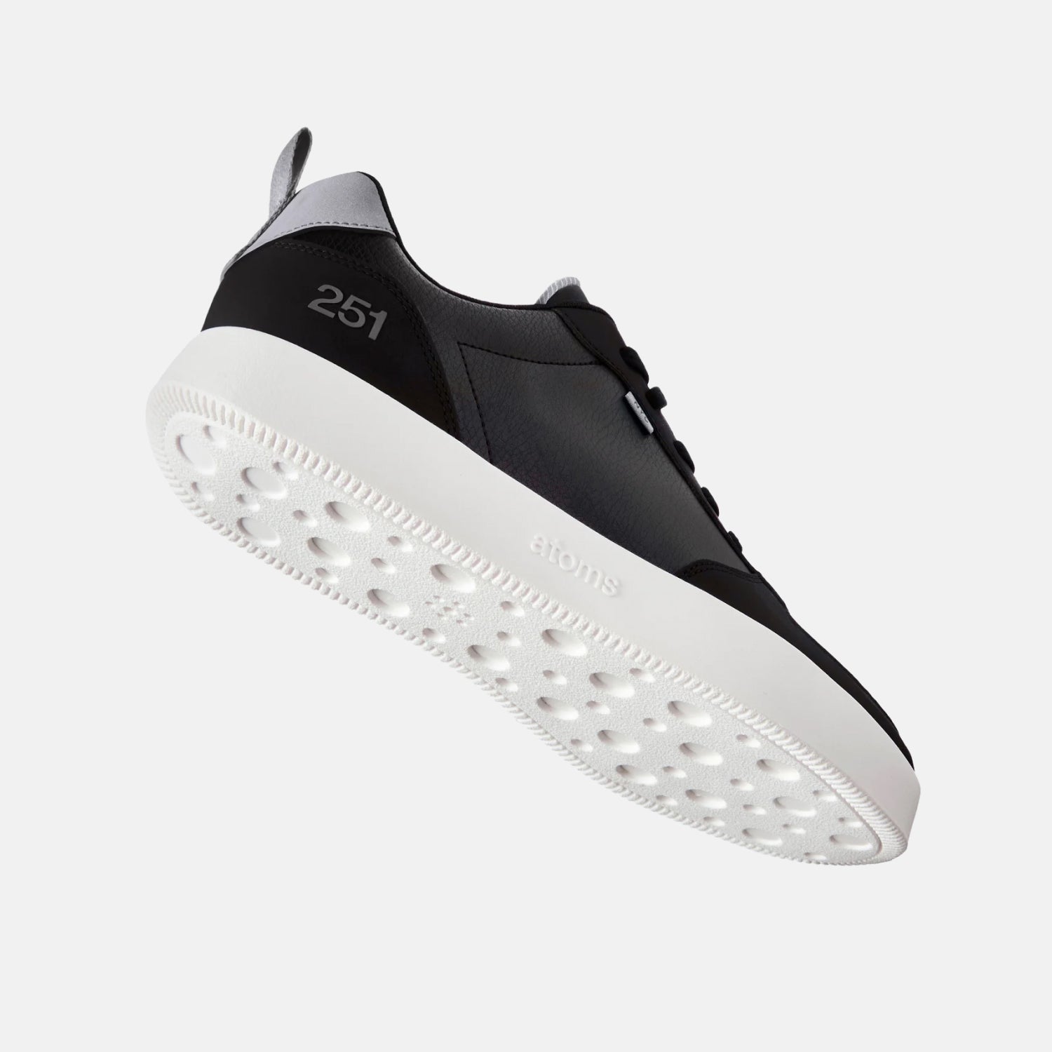 Atoms 251 Low Sneakers - Gray & Black Men's Casual Shoes + Ridge Wallet Bundle | MKBHD Edition | Perfect for Everyday Wear & Dark Mode Style