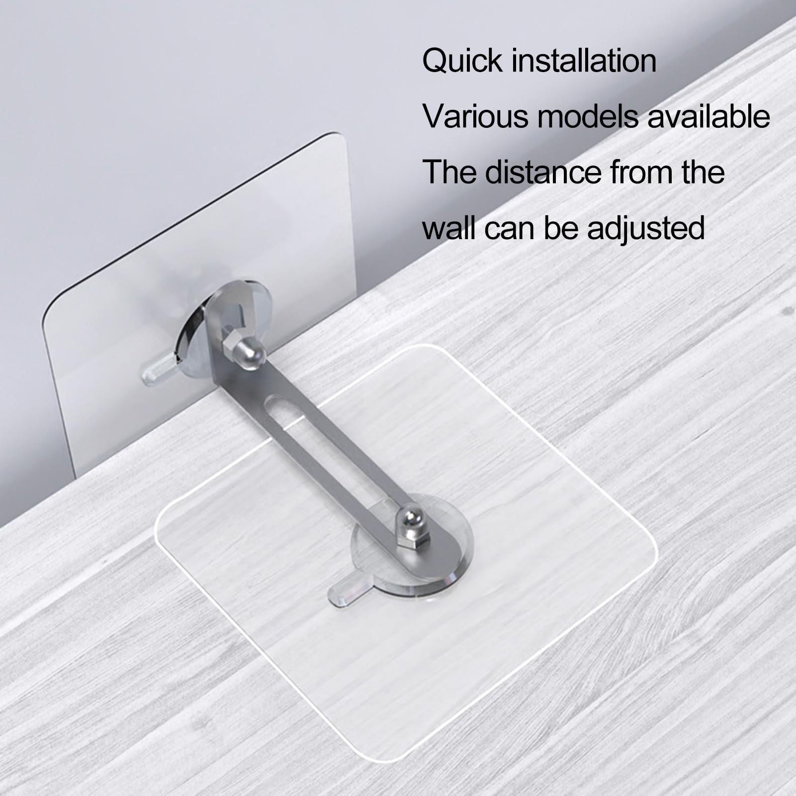 Transparent Adhesive Furniture Wall Anchors - 2-Pack Anti-Tip Straps for Baby Proofing & Furniture Safety - Secure Bookshelves, Dressers, TV Stands for Child Safety in Home & Office