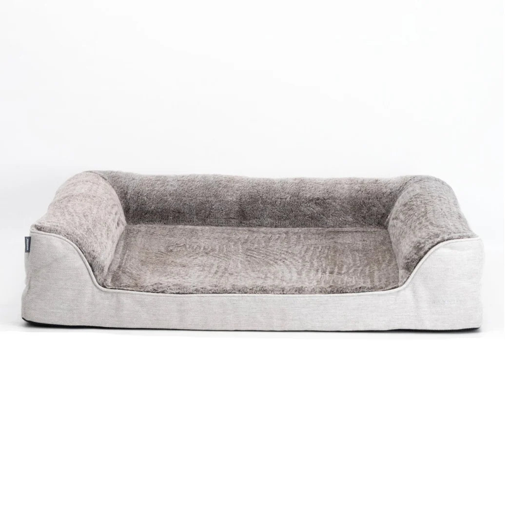 Premium Cashmere Dog Bed - Ultra Soft & Comfortable Pet Sofa for Small & Medium Dogs - Perfect for Living Room, Bedroom, or Home Office