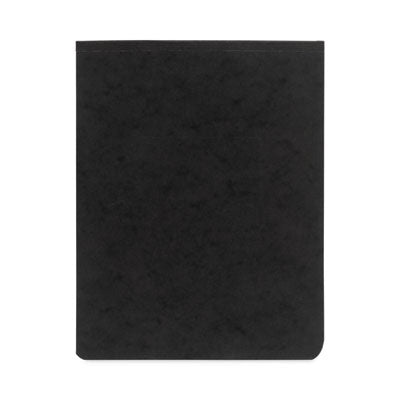 ACCO PRESSTEX Report Cover with Tyvek Reinforced Hinge - Top Bound 2-Piece Prong Fastener - Holds 2 Documents - 8.5 x 11 Inches - Black/Black - Perfect for Office Reports, School Projects & Professional Presentations