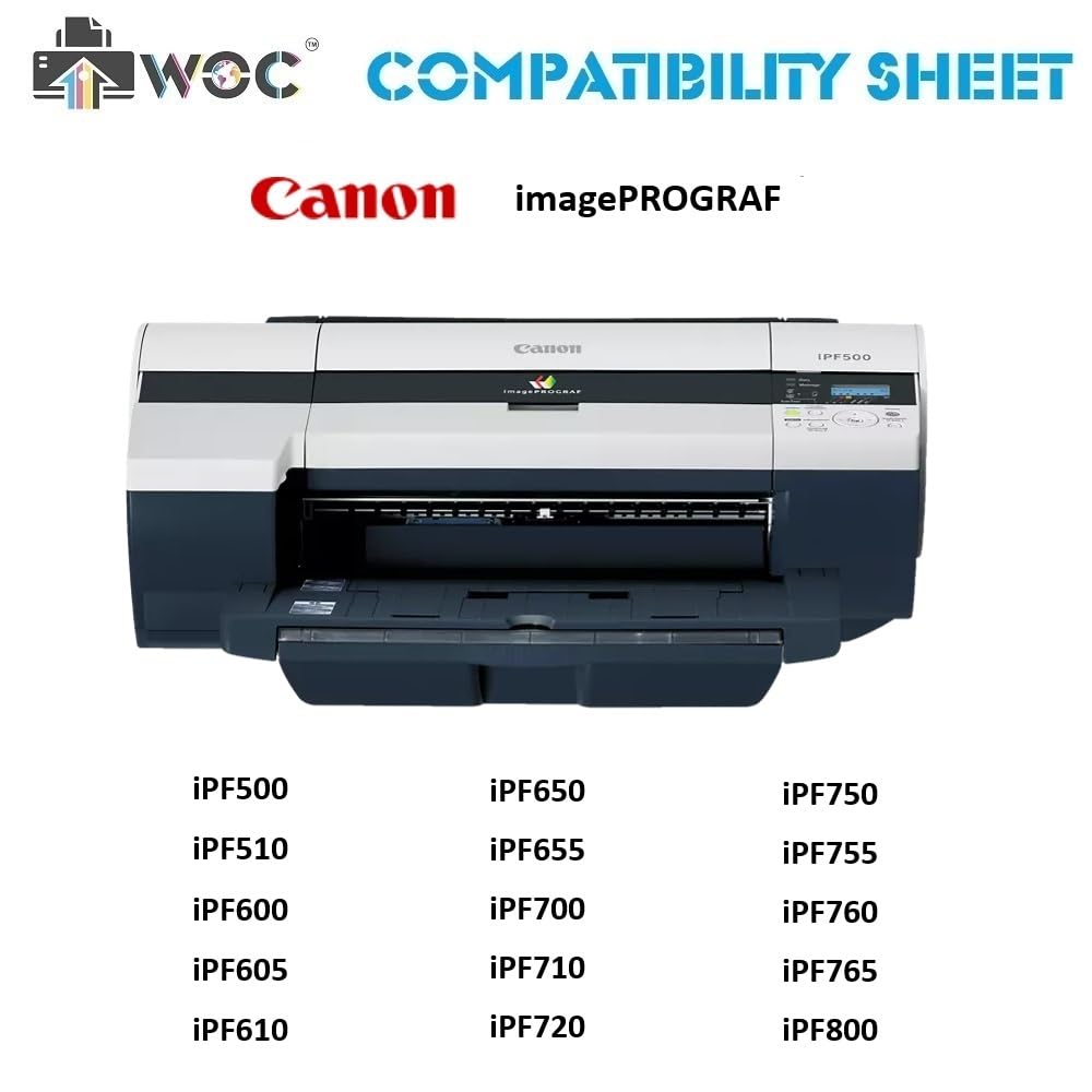 WOC Compatible Ink Cartridge Replacement for Canon 0895B001AA / 0894B001AA (PFI-102BK / PFI-102MBK) - 2-Pack Black & Matte Black - High-Quality Printer Ink for Home & Office Use