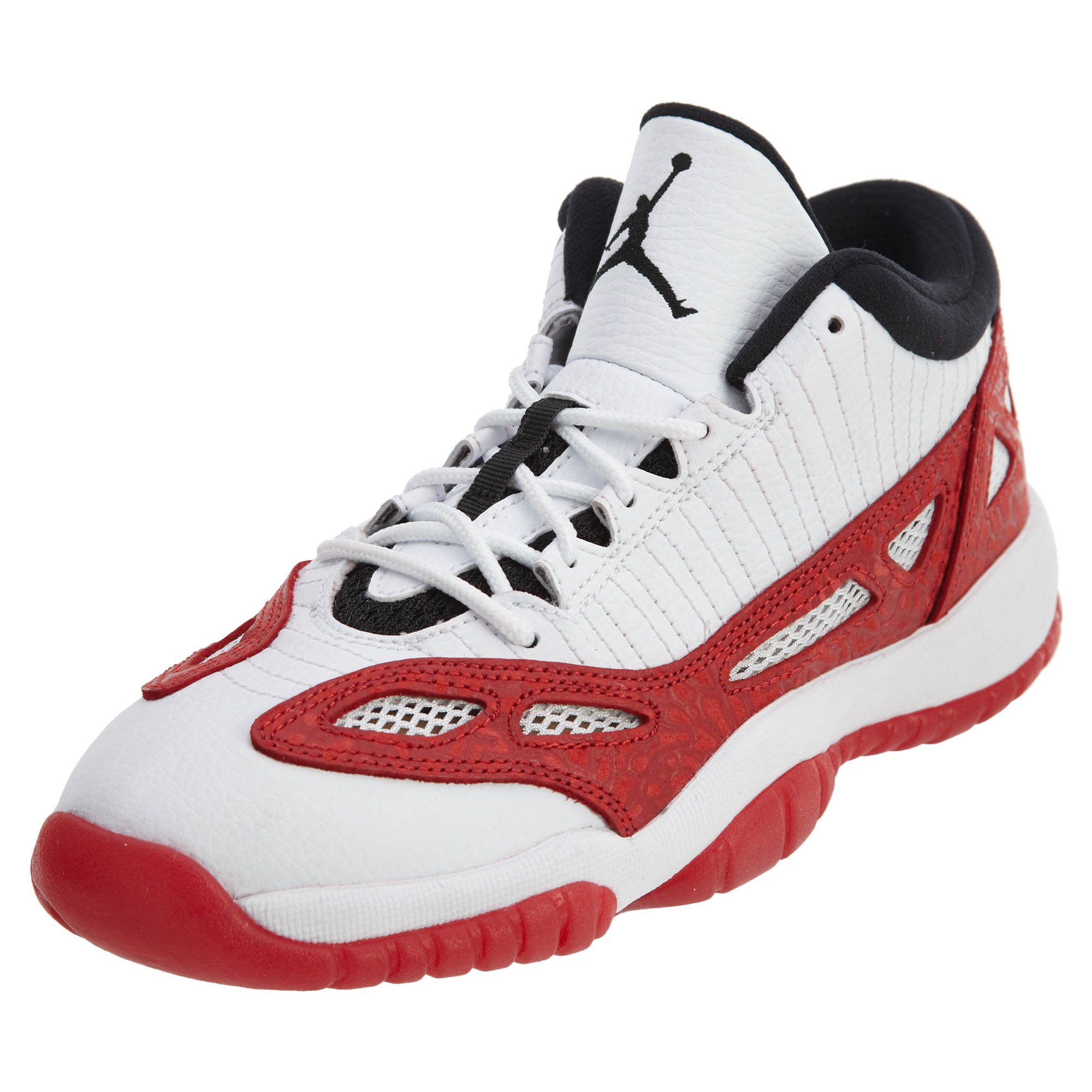 Jordan Air Big Kids 11 Retro Low IE Sneakers - White/Black (919713-101) | Basketball Shoes for Boys & Girls | Perfect for School, Sports & Casual Wear