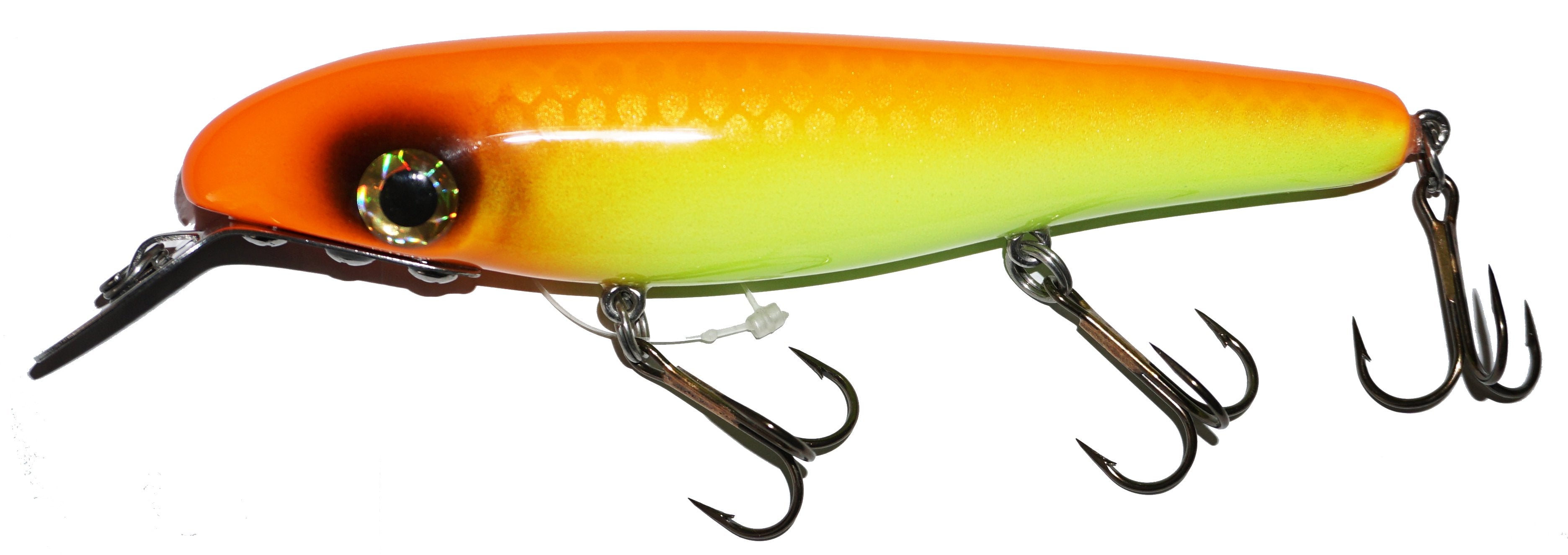 Big Fork Reef Digger Mid Range Crankbait Straight Model Fishing Lure - Perfect for Bass, Walleye, and Trout Fishing in Lakes and Rivers