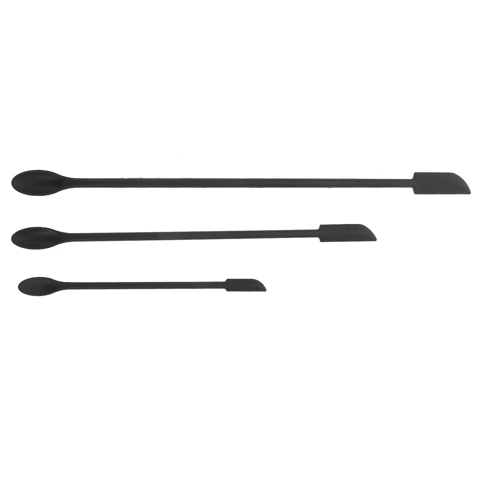 DOITOOL 3-Piece Silicone Dual-End Skincare Spatula Set - Mini Beauty Scoop for Makeup, Jam, Dessert - Perfect for Creams, Lotions, and DIY Skincare Applications