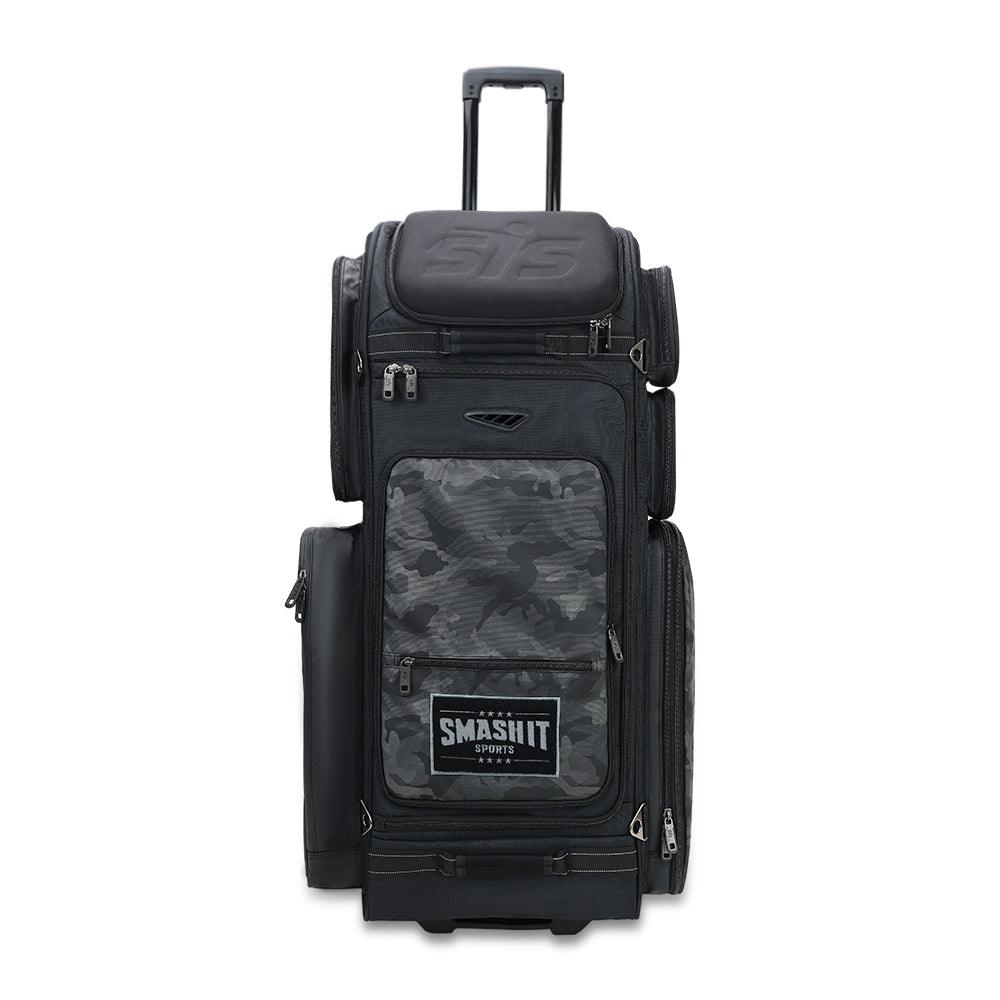 2025 Smash Ops Guerrilla V4 Roller Bag - Black Camo Tactical Luggage for Travel, Gym & Military Use | Durable Wheels & Expandable Design