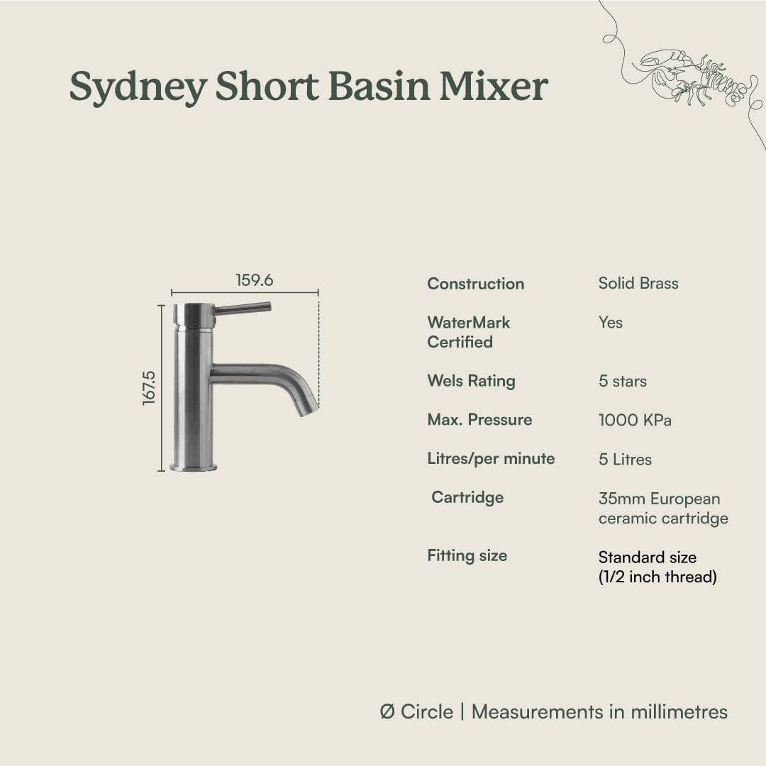 Premium Sydney Basin Mixer Chrome - High-Quality Kitchen Faucet for Modern Homes | Perfect for Bathroom & Kitchen Sink Installation