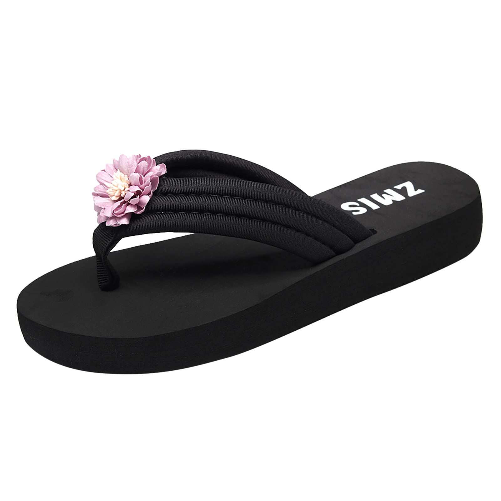 Women's Summer Wedge Sandals - Comfortable Beach Clip Toe Toga Sandals for Outdoor Walking, Vacation & Casual Wear