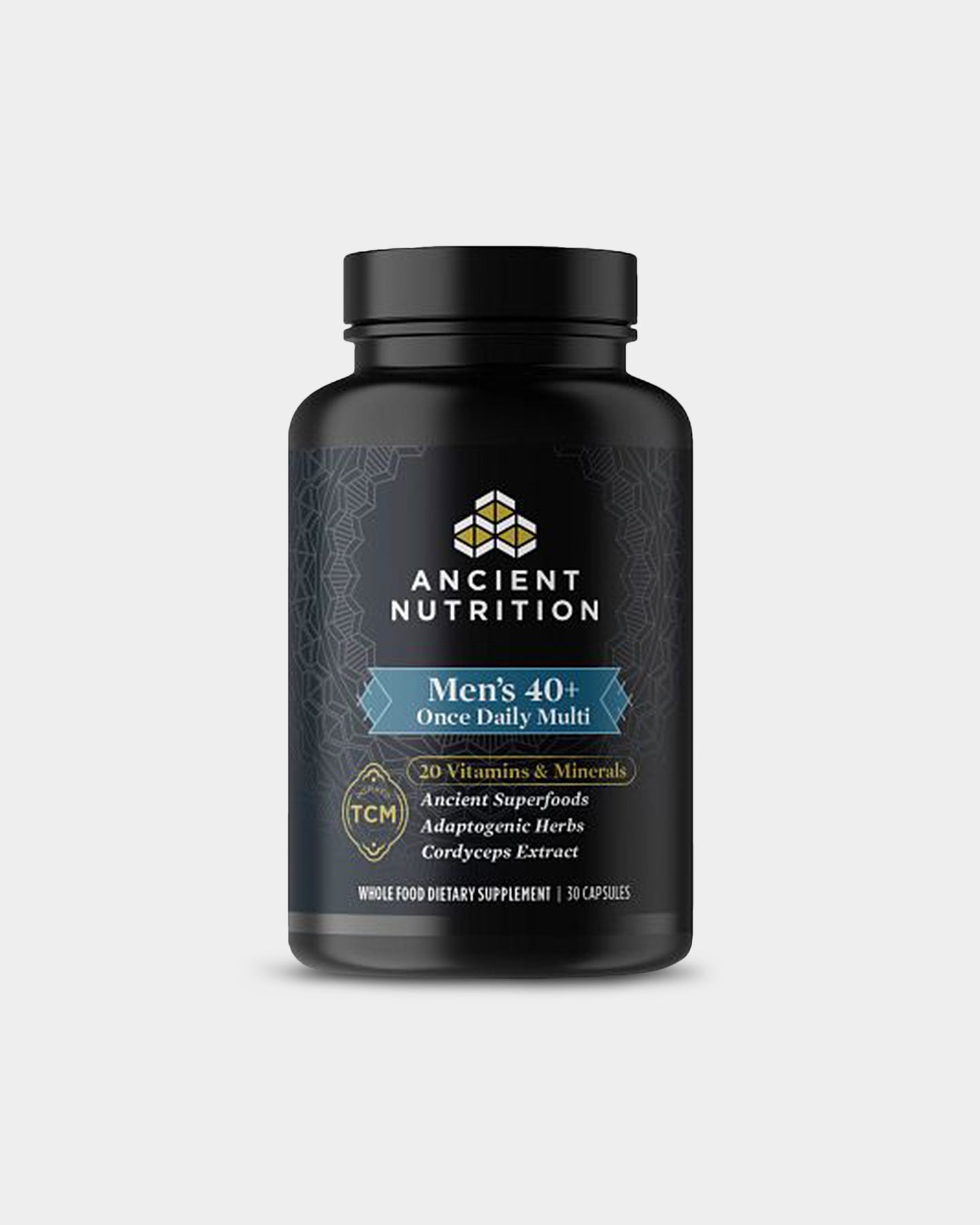 Ancient Nutrition Ancient Nutrients Men's 40+ Once Daily Multivitamin - Premium Daily Supplement for Men Over 40 - Supports Energy, Immunity & Heart Health - Perfect for Active Lifestyles & Wellness Routines