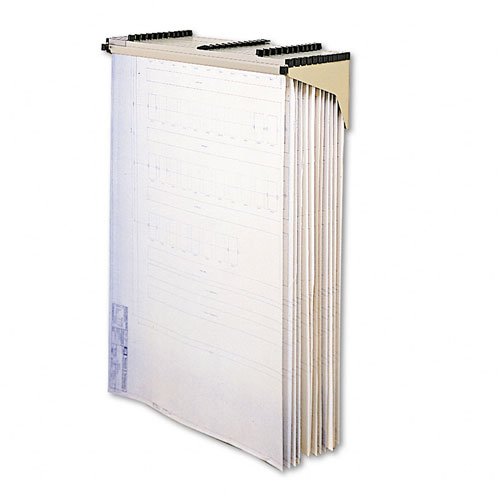 Safco Sheet File Drop Lift Wall Rack - 12 Pockets, 12D - 2 Pack (Total 2 Racks) - Perfect for Office Organization & Document Storage