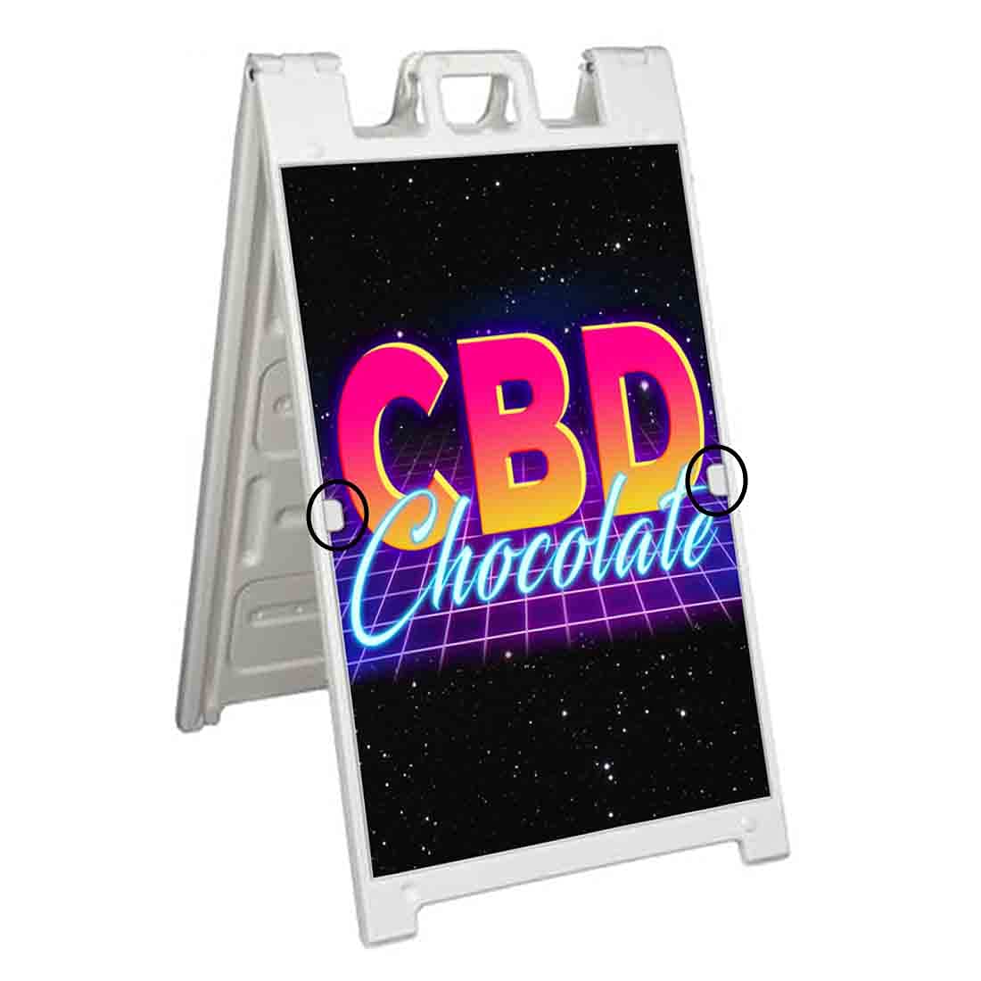 Premium CBD Chocolate A-Frame Signicade (24