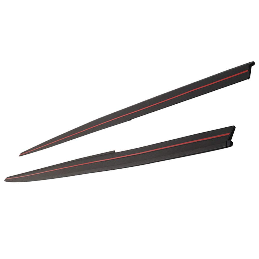 FREEMOTOR802 Side Skirts for 2015-2021 Subaru WRX STI | MP Style Unpainted Black ABS Rocker Panels | Car Body Kit Enhancement & Protection