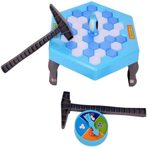 Penguin Ice Block Puzzle Game - Fun Interactive Tabletop Toy for Kids & Adults | Save the Penguin Knock Ice Cubes Challenge | Perfect for Family Game Night & Party Entertainment