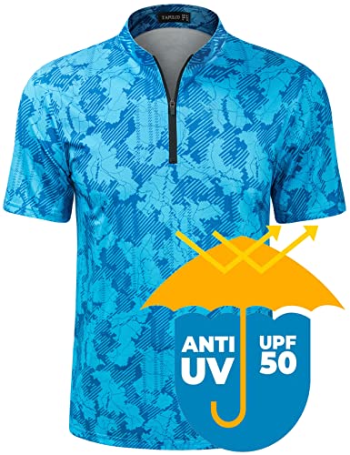 Upf 50 Short Sleeve - Camo Blue