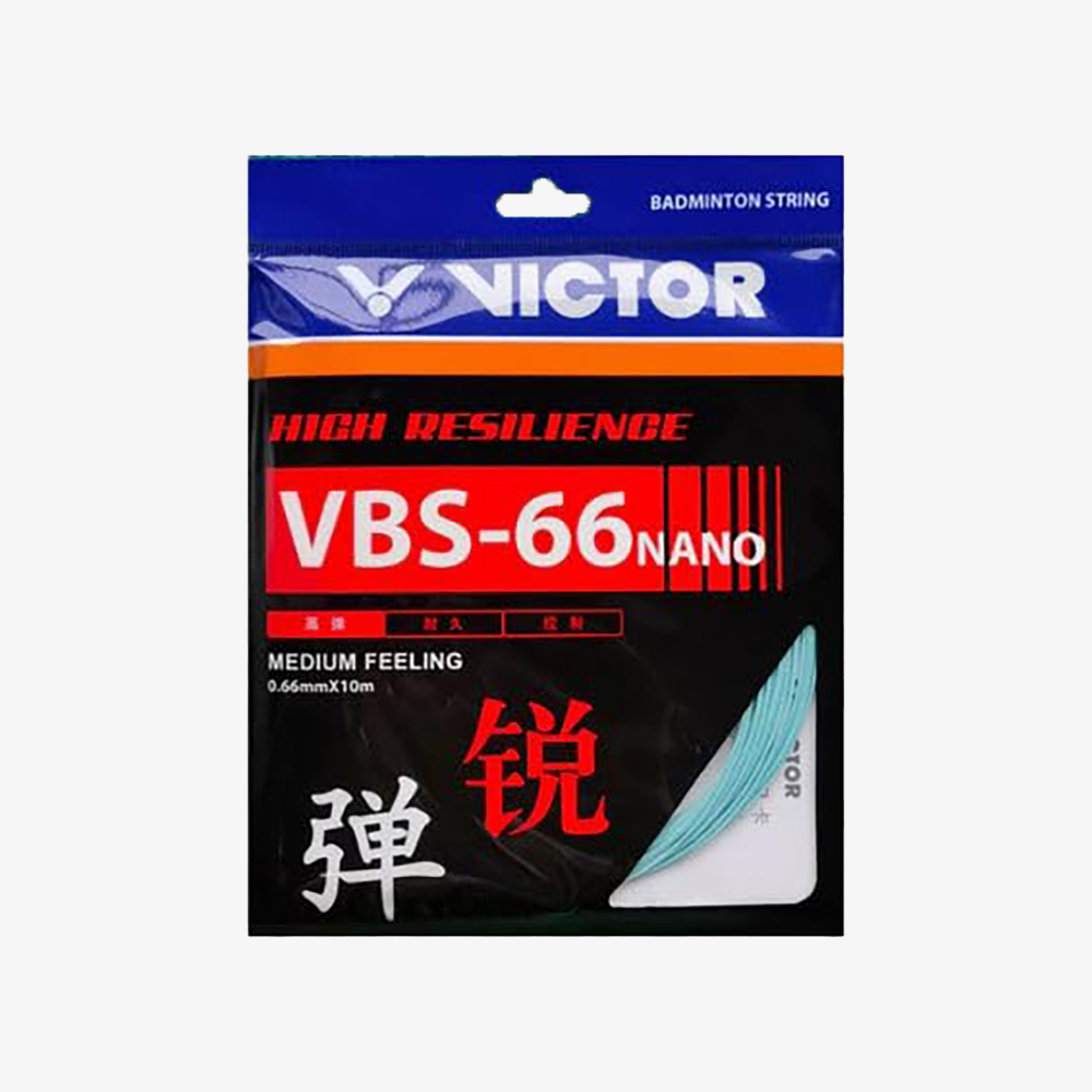 VICTOR VBS 66N Professional Badminton String - High Performance, Durable Nylon for Enhanced Power & Control - Perfect for Competitive Players & Tournaments