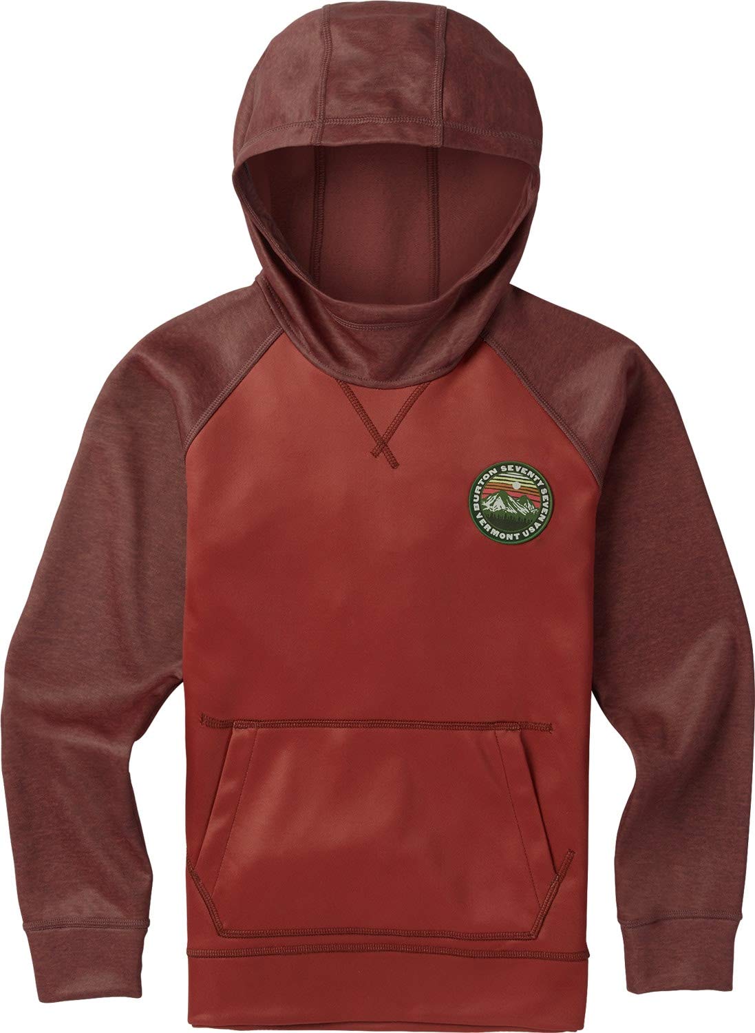 Burton Boys' Crown Bonded Pullover Hoodie - Warm Fleece-Lined Winter Jacket for Kids - Perfect for Snowboarding, Skiing & Outdoor Adventures