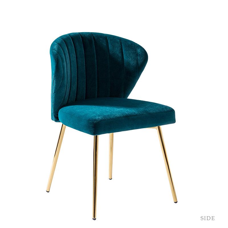 Luxury Aruna Velvet Upholstered Accent Chair - Soft Velvet Fabric, Comfortable Seating for Living Room, Bedroom, or Office - Elegant Home Decor & Stylish Furniture