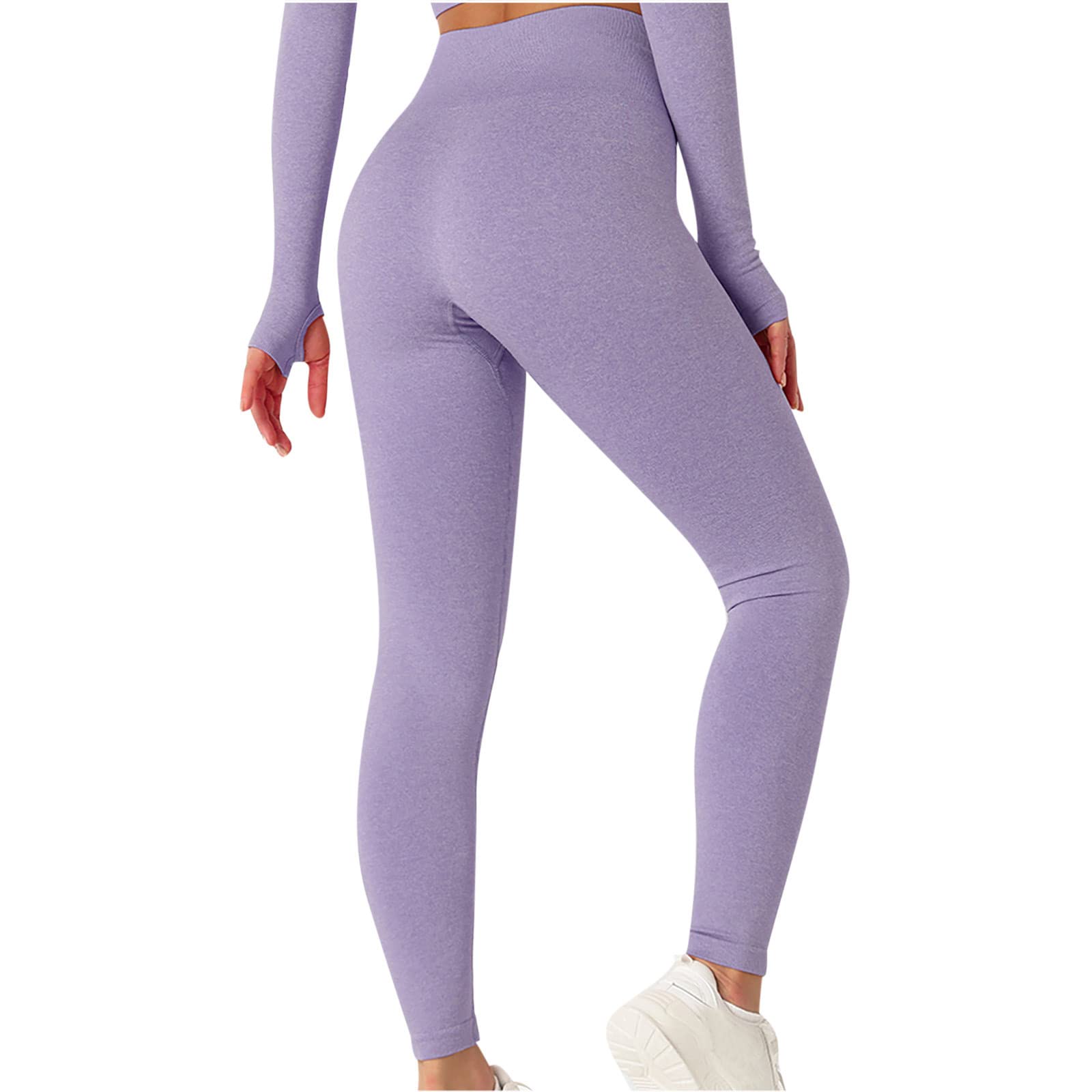LAWOR Women's High Waist Yoga Pants - Seamless Tummy Control Leggings with 4-Way Stretch for Workout, Running & Gym | 4 Colors | Perfect for Yoga, Pilates & Everyday Wear