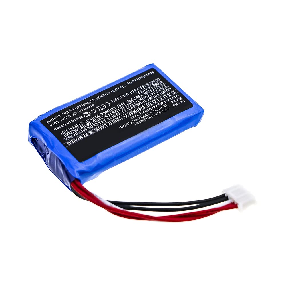 Synergy Digital Replacement Speaker Batteries for Harman/Kardon PR-652954 - 2-Pack Li-Polymer 3.7V 1800mAh (SDBT-P11684) - Perfect for Home Audio, Parties & Outdoor Events