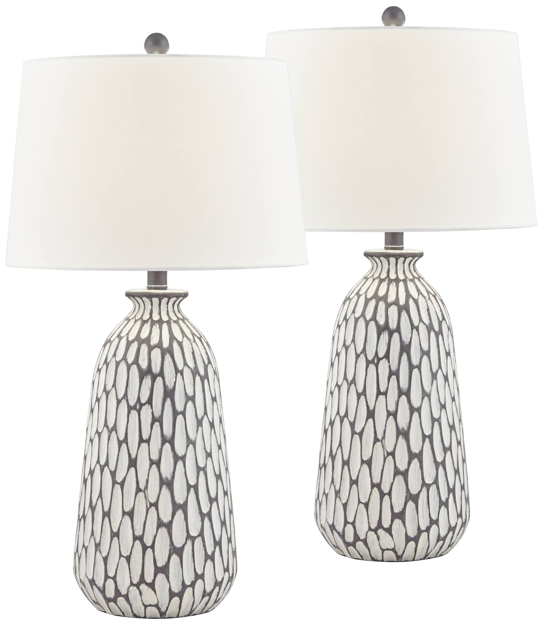 360 Lighting Carlton Modern Coastal Table Lamps Set of 2 - 28.25