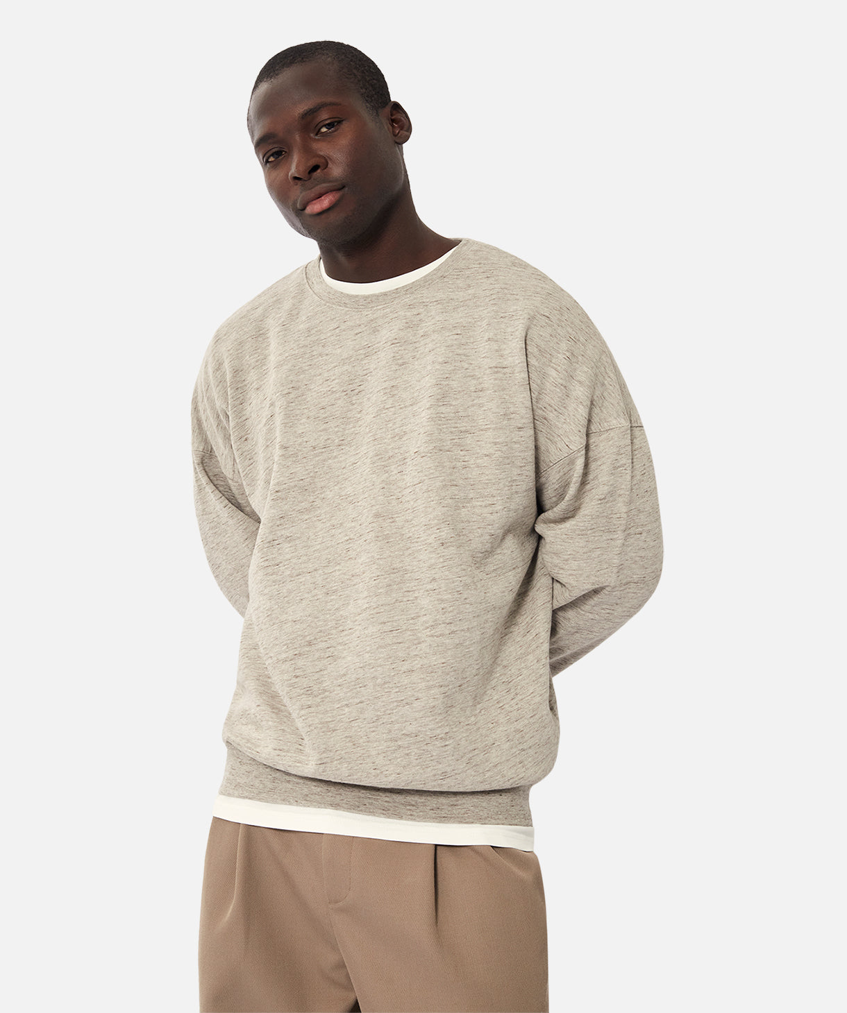 Ventura Sweater - Cozy Tweed Marle Knit Pullover for Women | Perfect for Fall & Winter Layering, Casual Outings & Office Wear