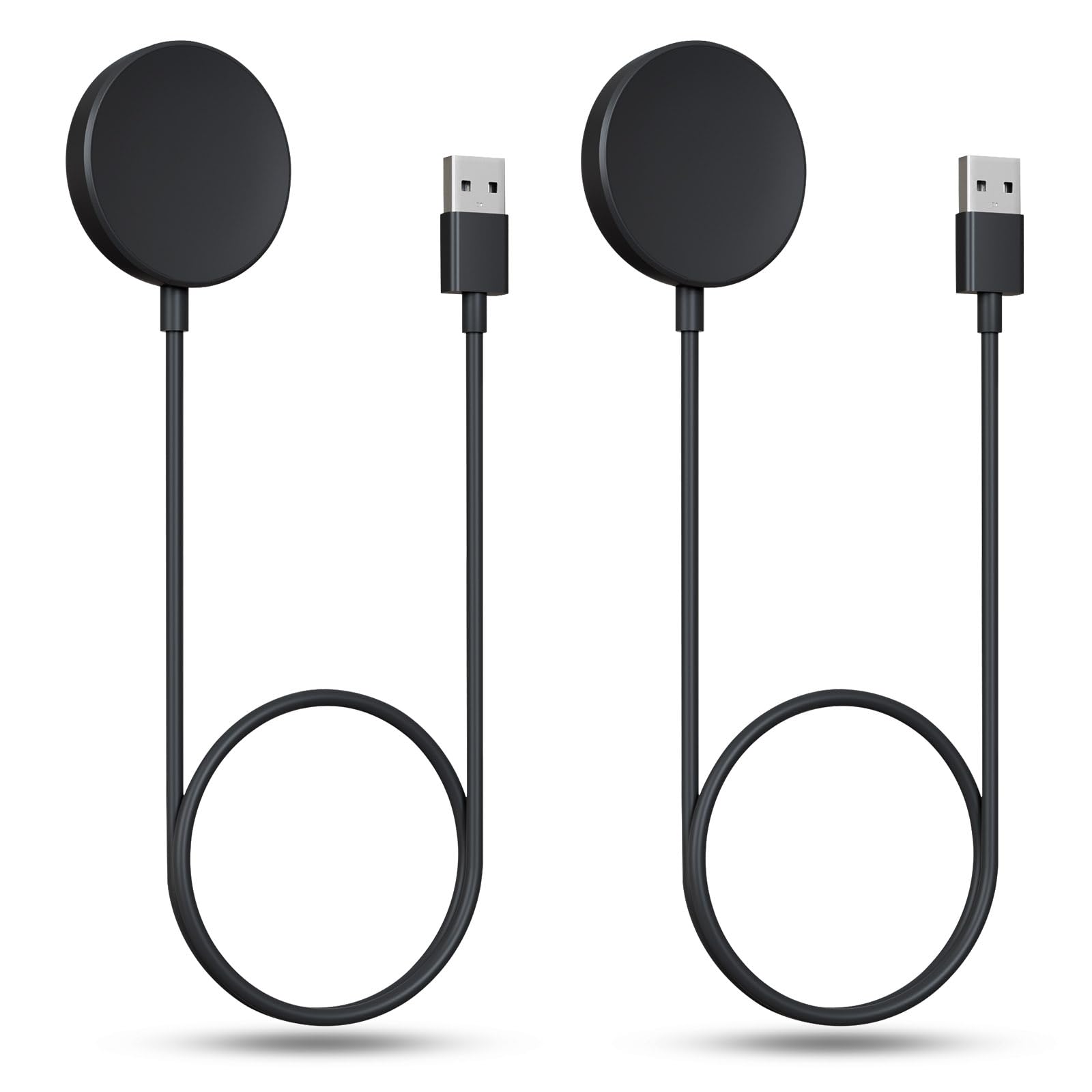 2 Pack Fast Charger for Samsung Galaxy Watch 7/6/5/4 - 120cm Cable for Home & Travel