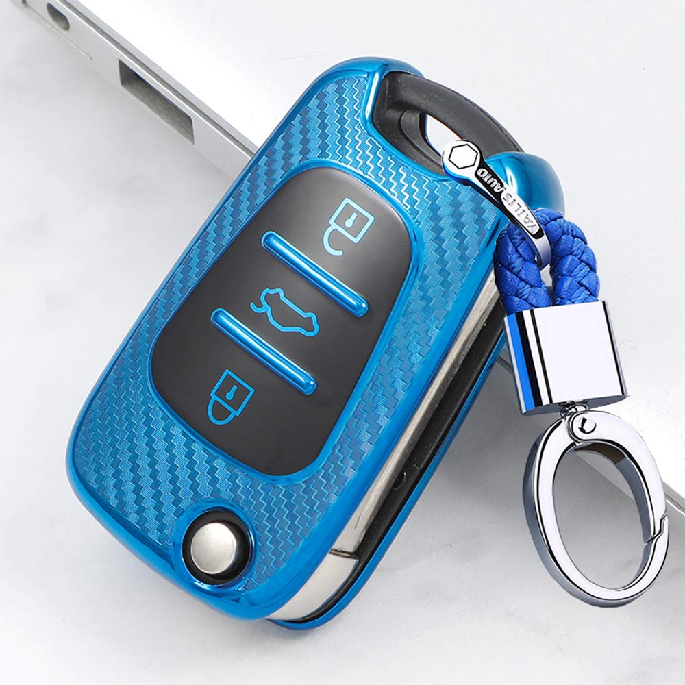 Smart Key Fob Protector Case for Hyundai - Waterproof & Shockproof Keyless Entry Remote Cover | Perfect for Tucson, Santa Fe, Elantra, Sonata | Protect Your Car Key from Damage & Loss