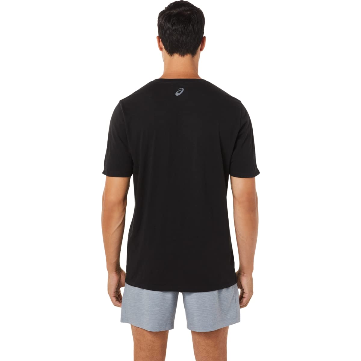 ASICS Men's Stripe Short Sleeve Running T-Shirt - Moisture Wicking Athletic Tee for Jogging, Gym Workouts & Casual Wear