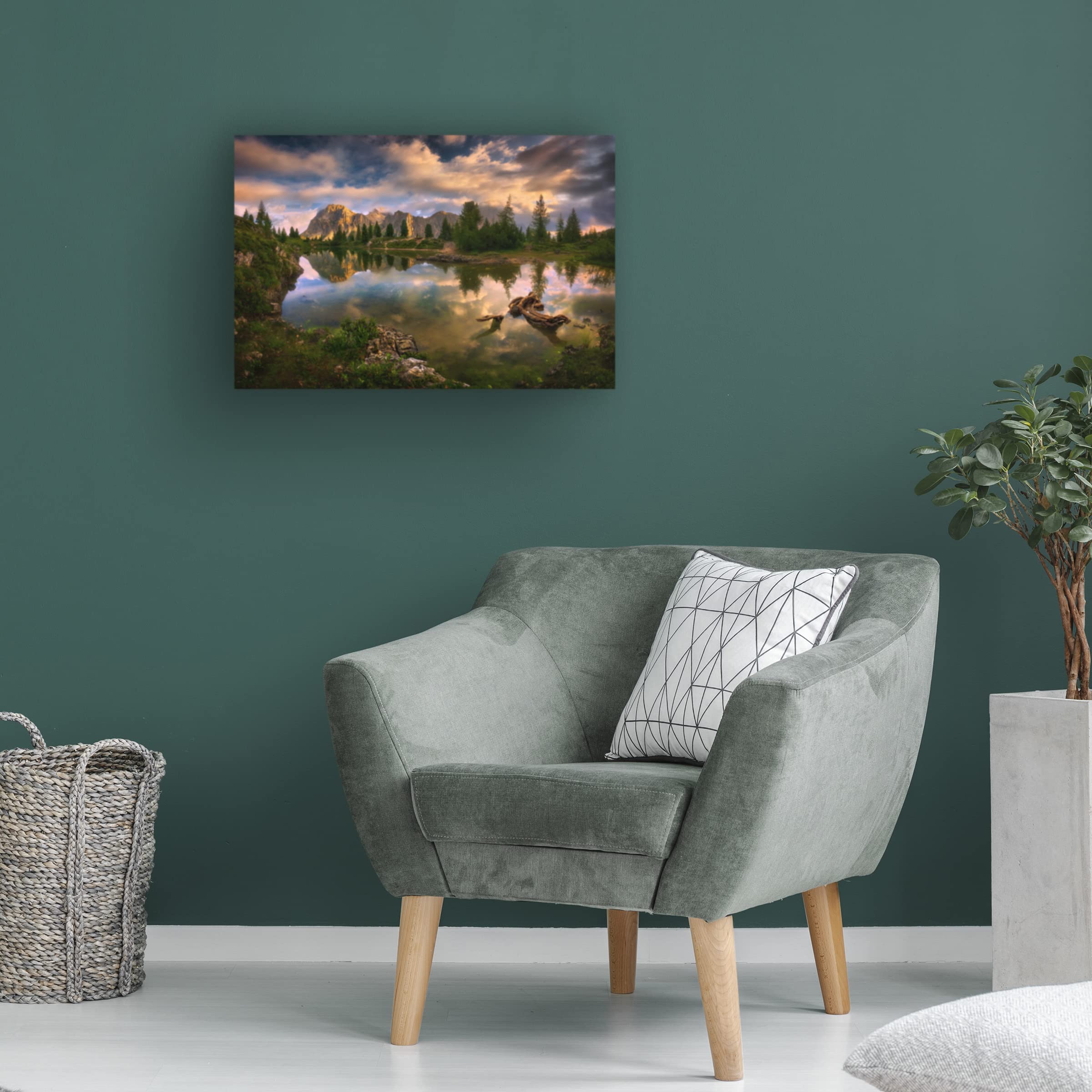 Trademark Fine Art 'Limides' Canvas Wall Art by Krzysztof Browko - Modern Abstract Painting for Living Room, Bedroom & Office Decor