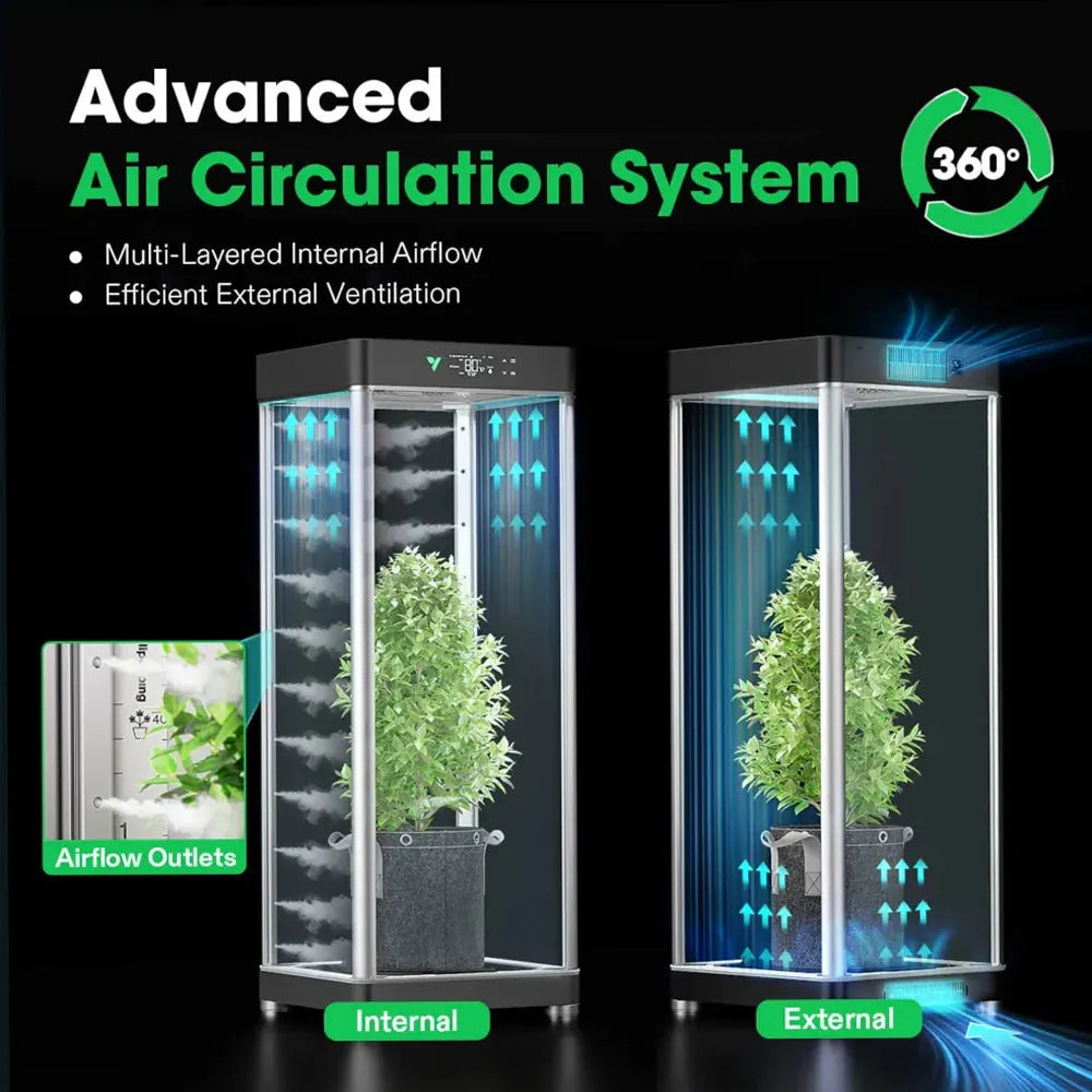 Vivosun VGrow Smart Indoor Grow Box Kit - Hydroponic System for Herbs, Vegetables & Plants | Perfect for Home Gardening, Urban Farming & Indoor Planting