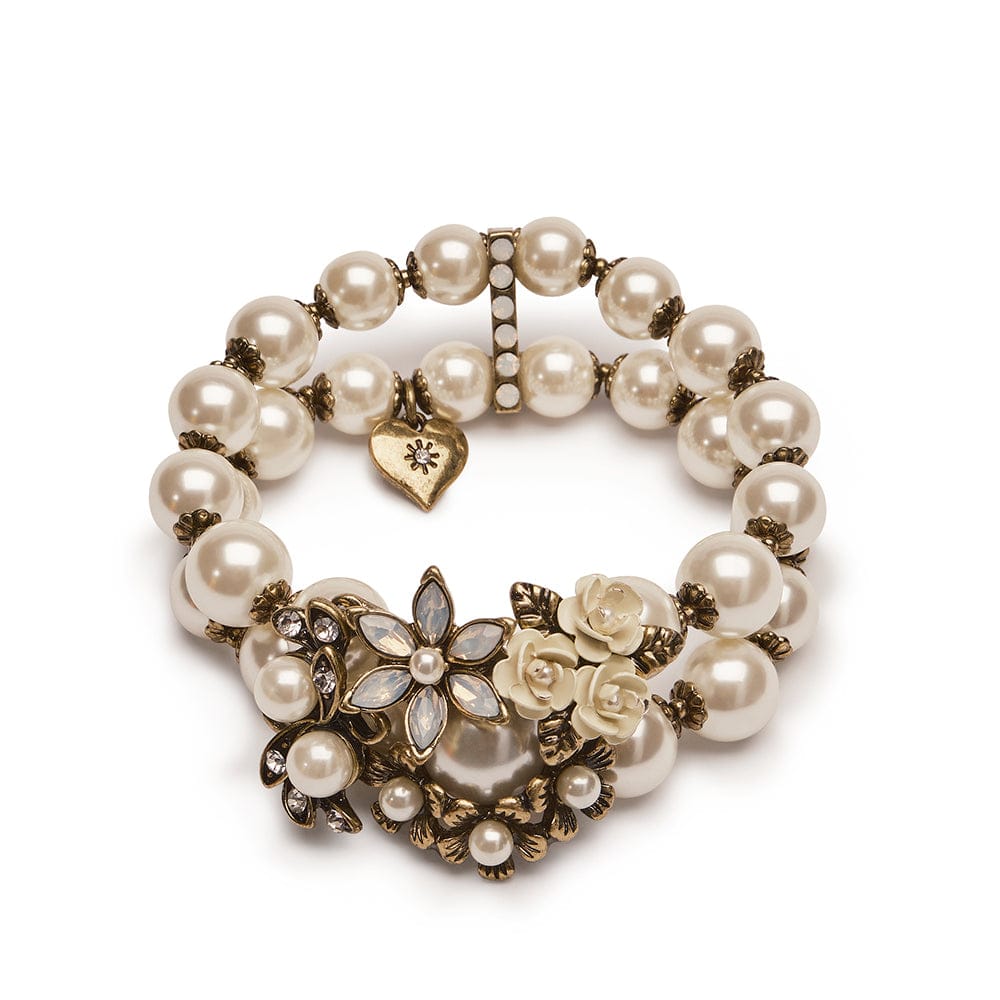 Miriam Haskell Jewelry Set - Necklace, Stud Earrings & Bracelet Gift Box | Elegant Fashion Accessories for Women | Perfect for Birthday, Anniversary & Special Occasions