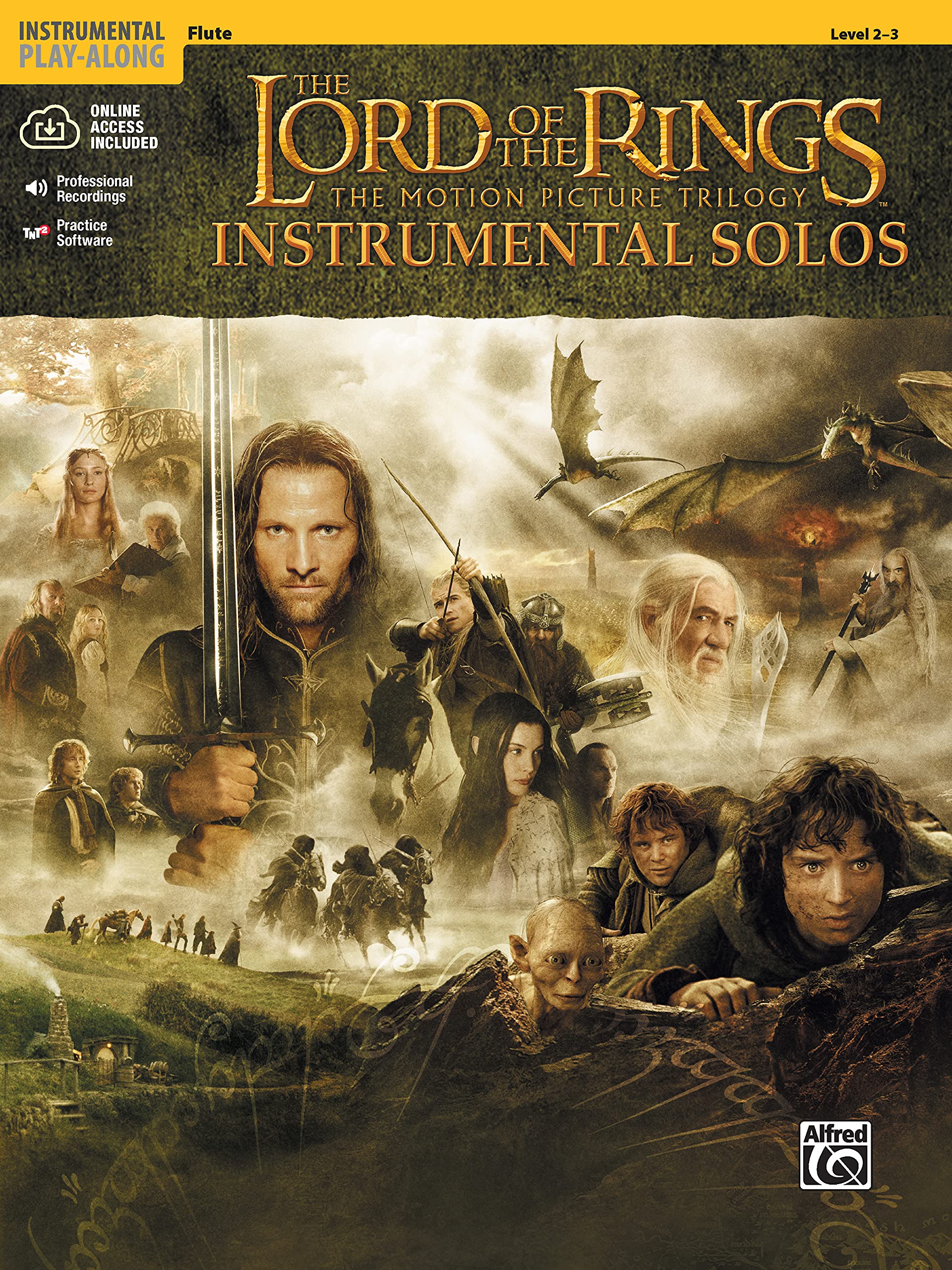 The Lord of the Rings Instrumental Solos for Flute - Book with Online Audio & Software | Pop Instrumental Solo Series | Perfect for Practice, Performances & LOTR Fans