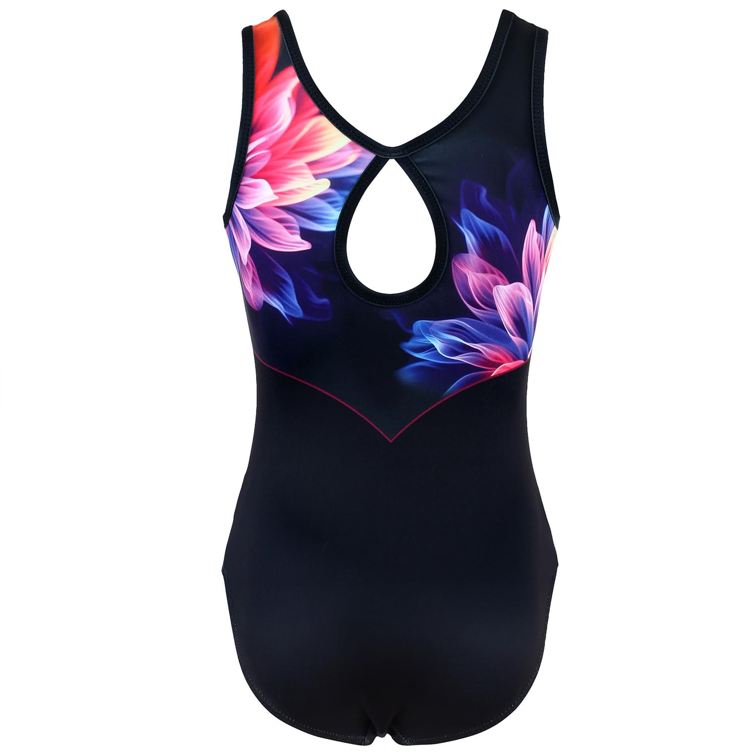 Sparkly Gymnastics Leotards for Girls with Attached Shorts - Ballet Dance Activewear for Kids - Perfect for Dance Classes, Competitions & Performance Costumes