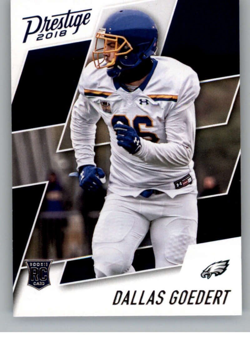 2018 Panini Prestige NFL #257 Dallas Goedert Philadelphia Eagles Rookie Card RC SP Short Print - Collectible Football Trading Card for Sports Memorabilia & Fantasy Football Fans