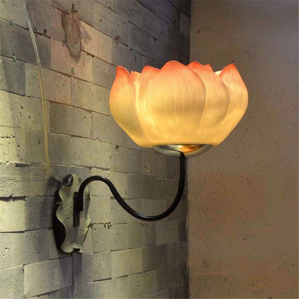 Vintage Industrial Wall Sconce Light Fixture - Oil Rubbed Bronze Finish with Glass Shade - Rustic Farmhouse Metal Wall Lamp for Bedroom, Living Room, Cafe - Perfect for Cozy Home Decor & Commercial Spaces