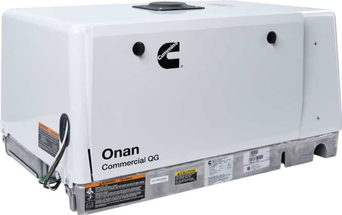 New Cummins Onan QG 5500 5.5HGJAE 6757 5500W 120/240V EVAP Commercial Mobile Generator - Portable Power for Construction Sites, Outdoor Events & Emergency Backup