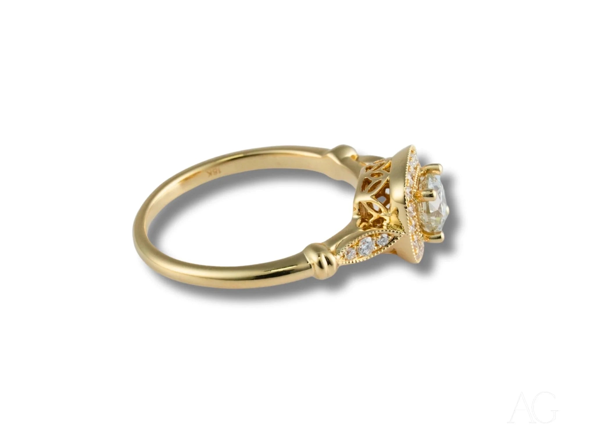 Eternal Embrace Engagement Ring - Elegant Diamond Wedding Band for Women - Perfect for Proposals, Anniversaries & Romantic Occasions
