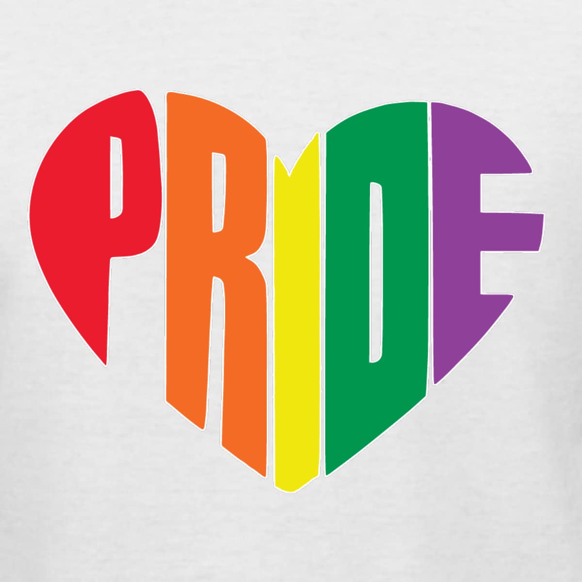 Rainbow LGBTQ Gay Pride Heart LGBT Pride Women's Junior Fit V-Neck T-Shirt - Perfect for Pride Parades, LGBTQ Events & Everyday Wear to Show Support