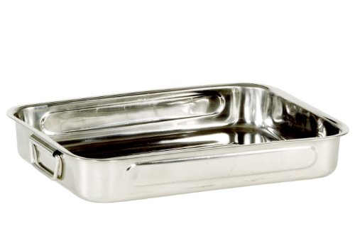 Premium Stainless Steel 14x10 Inch Baking Pan with Drop Handles - Nonstick Oven Cookie Sheet for Baking, Roasting & Broiling - Perfect for Cookies, Cakes, Pizza & Sheet Pan Meals