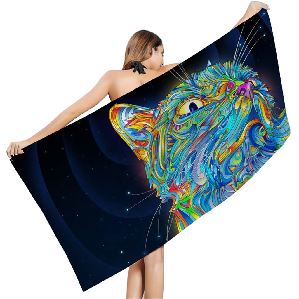 Premium 2-Pack Microfiber Bath Towels - Ultra Absorbent, Quick Dry, Soft & Lightweight (80x160cm) - Perfect for Travel, Hotels, Swimming Pools, Beach & Gym Use