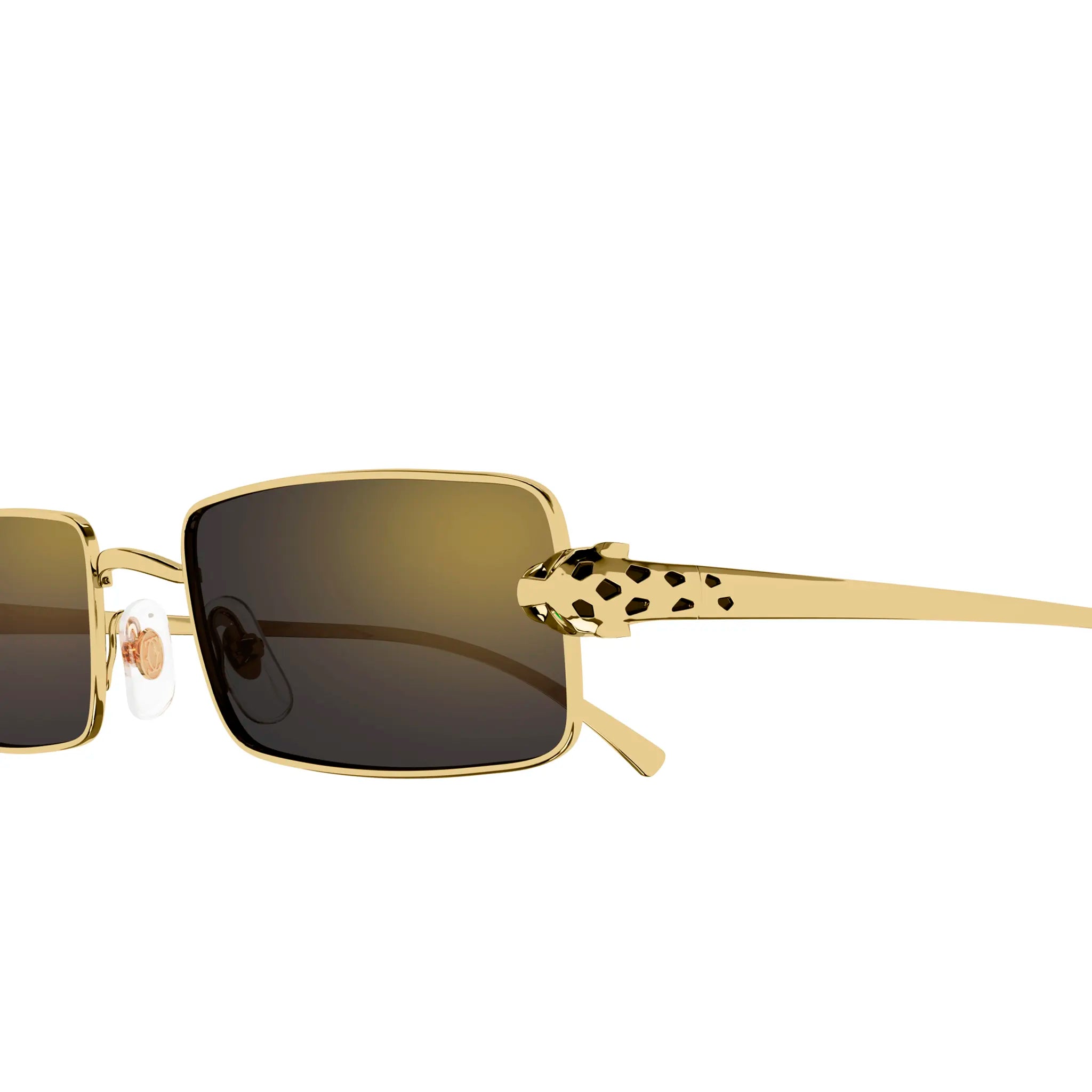 Cartier Panthere De Cartier CT0473S 001 Gold Grey Sunglasses for Women - Luxury Designer Shades for Fashion & Outdoor Activities