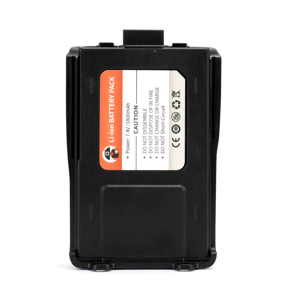 Replacement Battery for Radioddity GA-5S Walkie Talkie - 1800mAh Li-ion High Capacity (Perfect for Outdoor Adventures, Construction Sites & Emergency Communication)