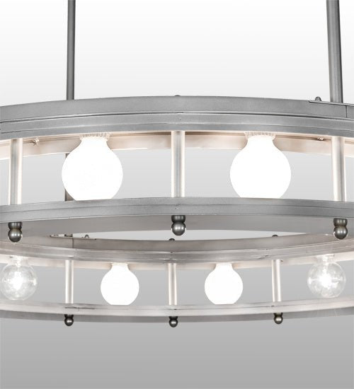 16-Light Modern Chandelier Pendant Lighting Fixture for Dining Room, Kitchen Island & Living Room - Dimmable LED Ceiling Light with Crystal Accents