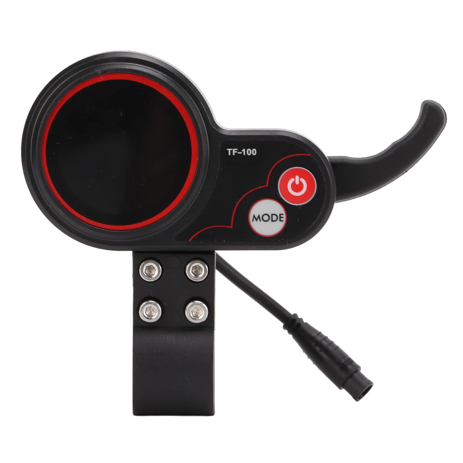 48V Electric Thumb Throttle with LCD Display - 6 Pin TF-100 Replacement for KUGOO M4 E-Scooter Controller - Perfect for Commuting & Urban Riding