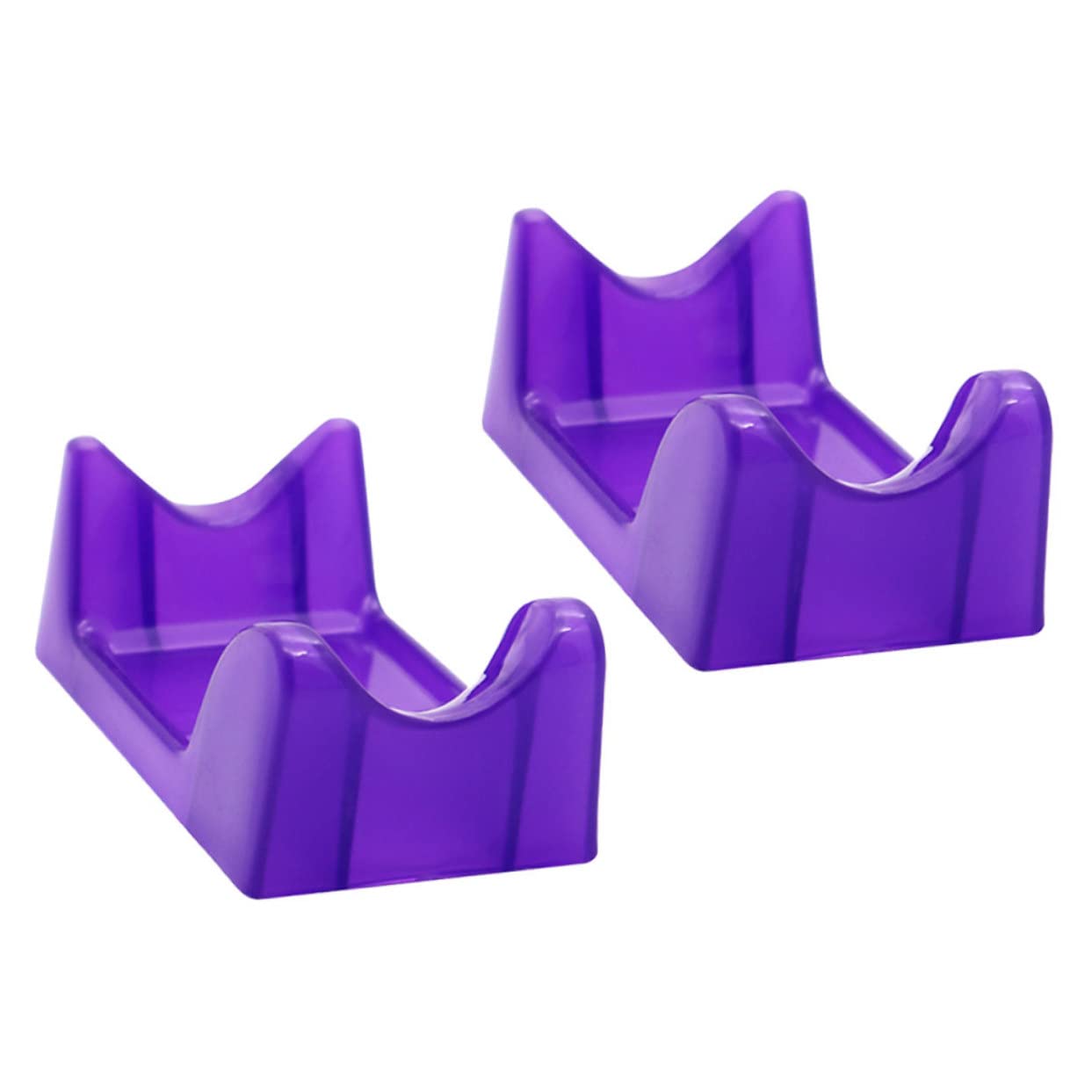 FOMIYES 2-Pack Silicone Brush Holder & Nail Drill Organizer - Multi-Purpose Salon Storage Shelf for Grinder Pens, Nail Bits, Paint Brushes & Tools | Perfect for Nail Salons, Home Manicure Stations & Art Studios