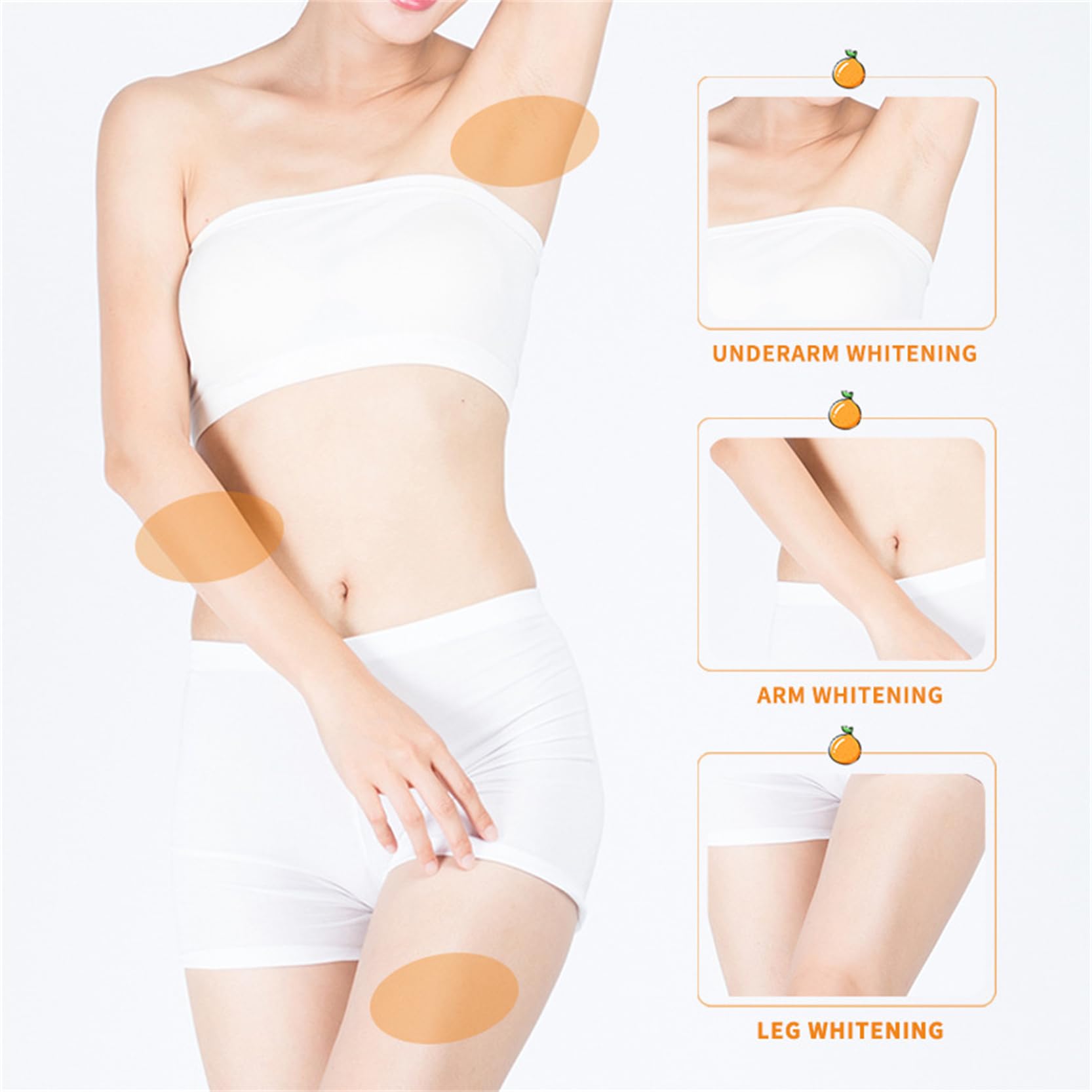 Bellezon Whitening Cream (2 Pack) - Skin Brightening Cream for Dark Spots, Armpits, Knees & Elbows | Instant 10-Second Whitening | Body Care for Even Skin Tone | Perfect for Daily Use & Special Occasions