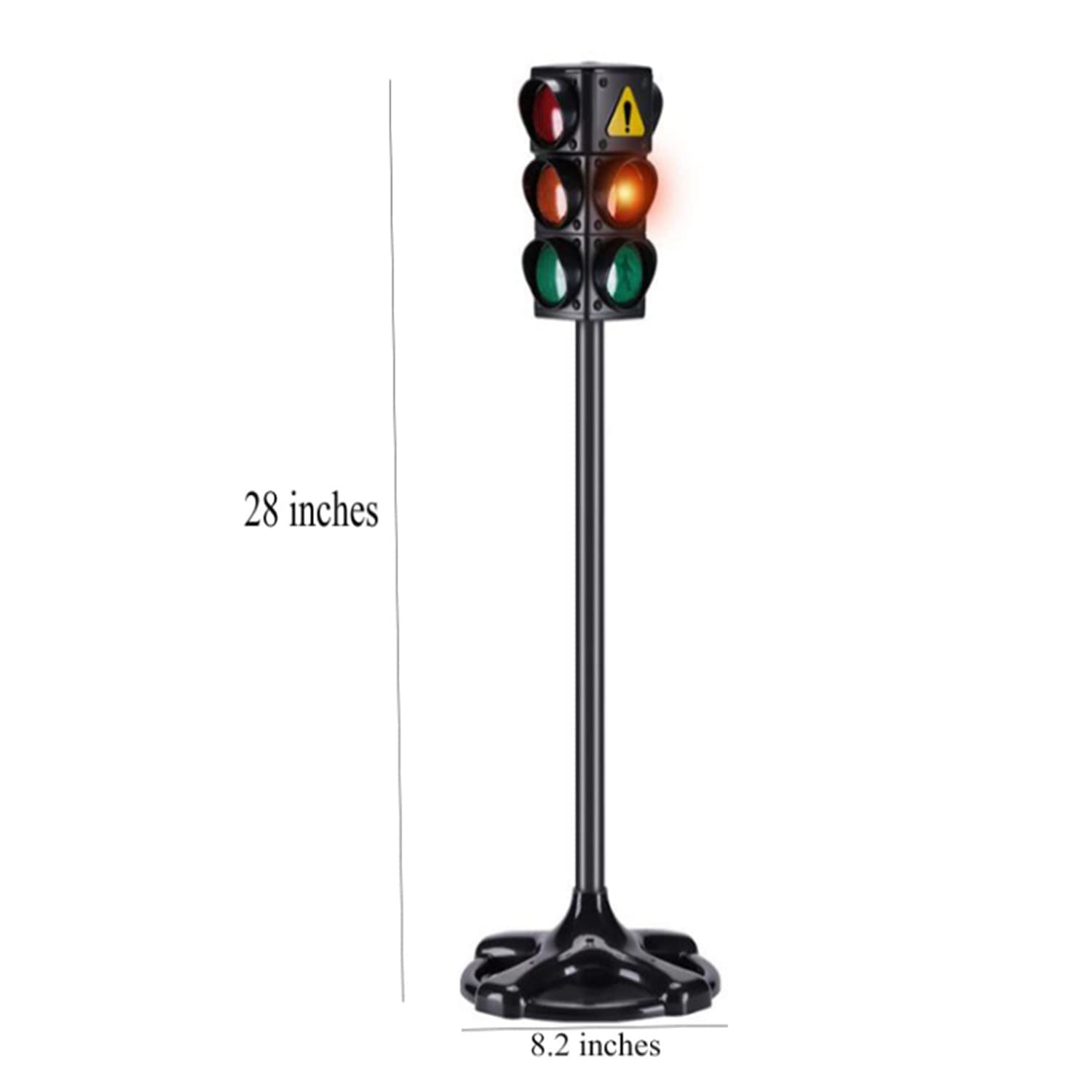 ARTFILIF Large Traffic Light Toy - Educational Traffic Light Lamp for Kids, Traffic Safety Learning & Early Education Props | Perfect for Classroom, Playroom & Road Safety Training